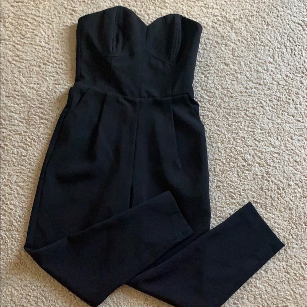 Adeline Rae black jumpsuit